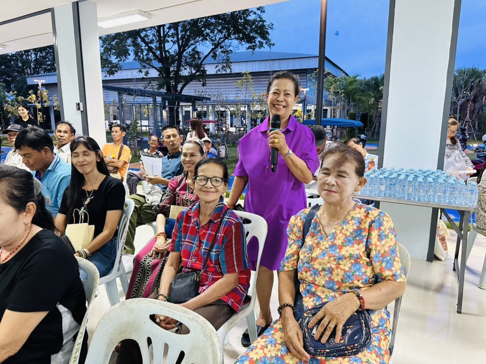 "เทศบาลตำบลทับมา จัดทำเวทีประชุมประชาคม ณ ศาลาอเนกประสงค์บ้านแหลมมะขาม หมู่ที่ 2 เพื่อสำรวจความต้องการของประชาชนในเขตพื้นที่ประกาศ ตามแผนงานประจำปีงบประมาณ พ.ศ.2570 กองทุนพัฒนาไฟฟ้าเขตนิคมอุตสาหกรรม มาบตาพุด จังหวัดระยอง" 
