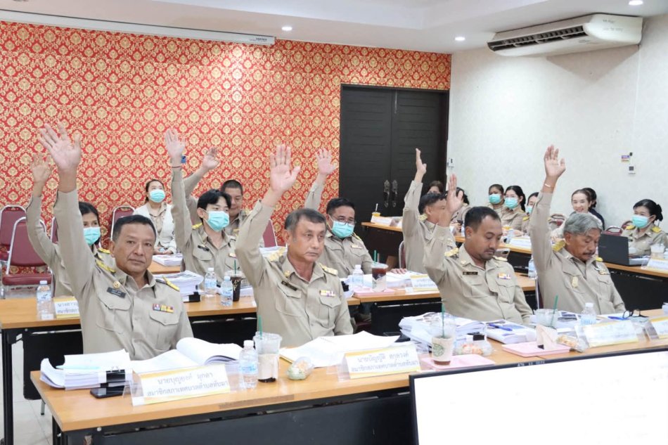 เทศบาลตำบลทับมา ประชุมสภาสมัยสามัญที่ 3 ครั้งที่ 1/2569 พิจารณาร่างเทศบัญญัติงบประมาณรายจ่าย ประจำปี 2570