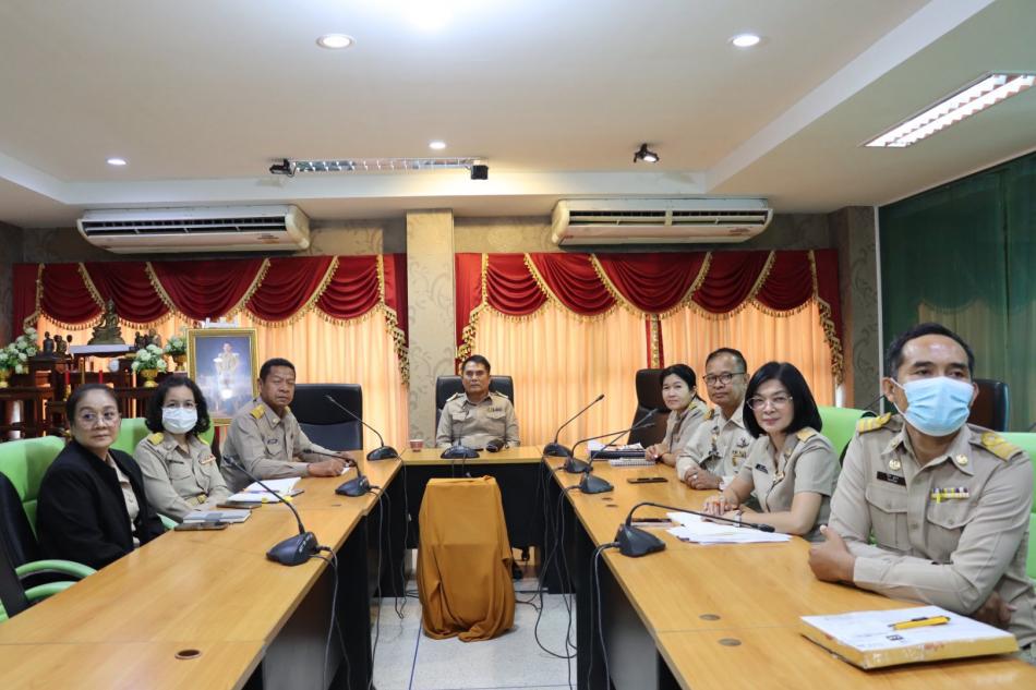เทศบาลตำบลทับมา ร่วมประชุมรับฟังการมอบนโยบายในการปฏิบัติราชการ กรมส่งเสริมการปกครองท้องถิ่น