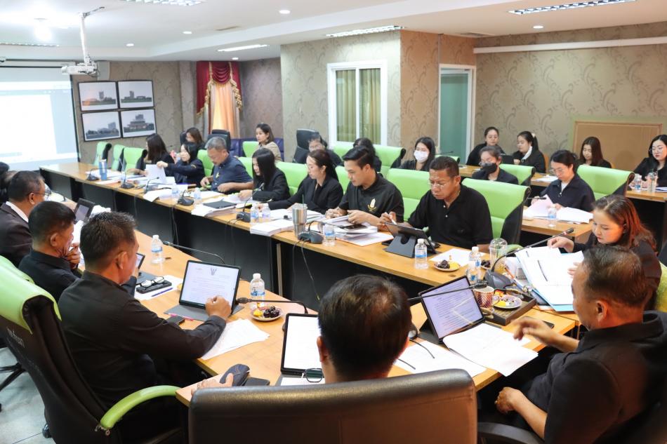 เทศบาลตำบลทับมา จัดประชุมผู้บริหารเทศบาลตำบลทับมา ครั้งที่ 16/2568