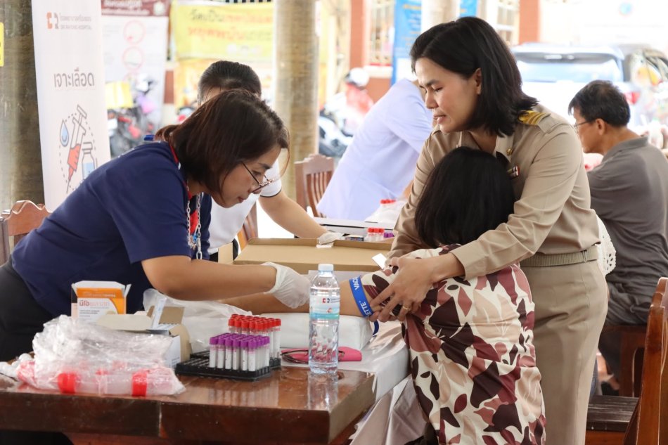 เทศบาลตำบลทับมา จัดโครงการตรวจสุขภาพประจำปีงบประมาณ 2568 ส่งเสริมคุณภาพชีวิตประชาชน